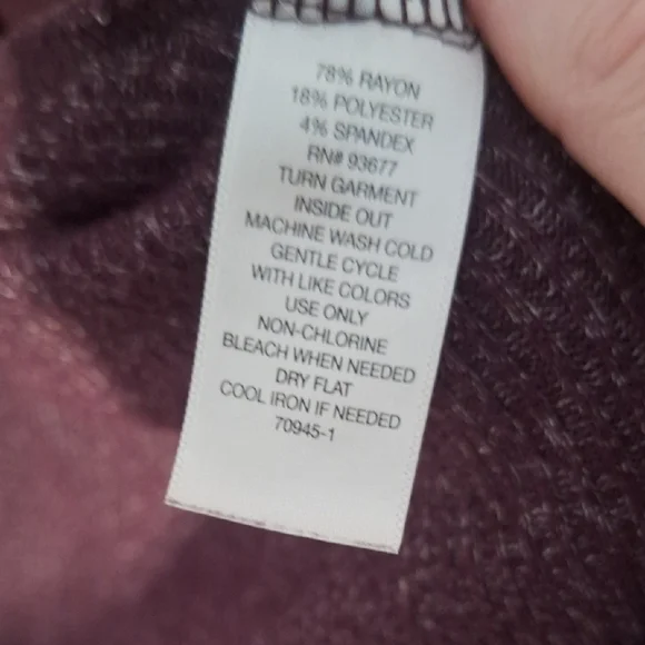 Xersion Women's Burgundy Open Front Hooded Cardigan Size PXXL - Picture 5 of 5